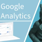 Cat in suit with Google Analytics imagery.