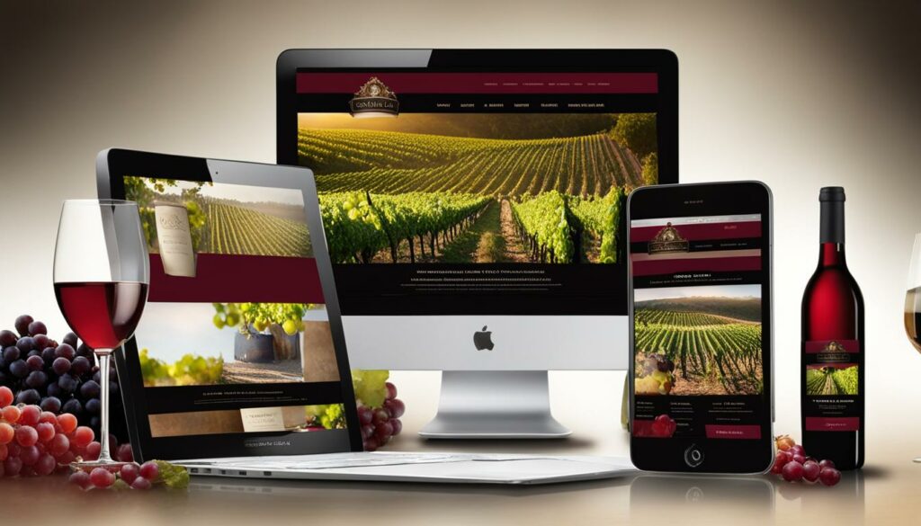Winery Website Design: Visual Impact