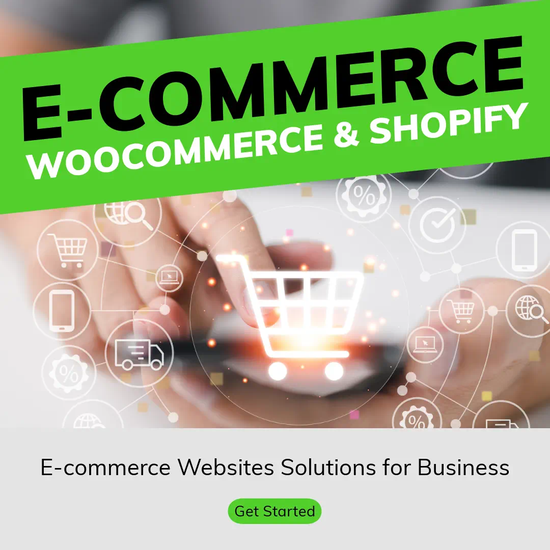 E-commerce website solutions for businesses.