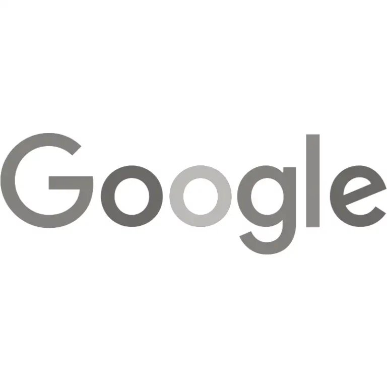 Google logo in dark gray