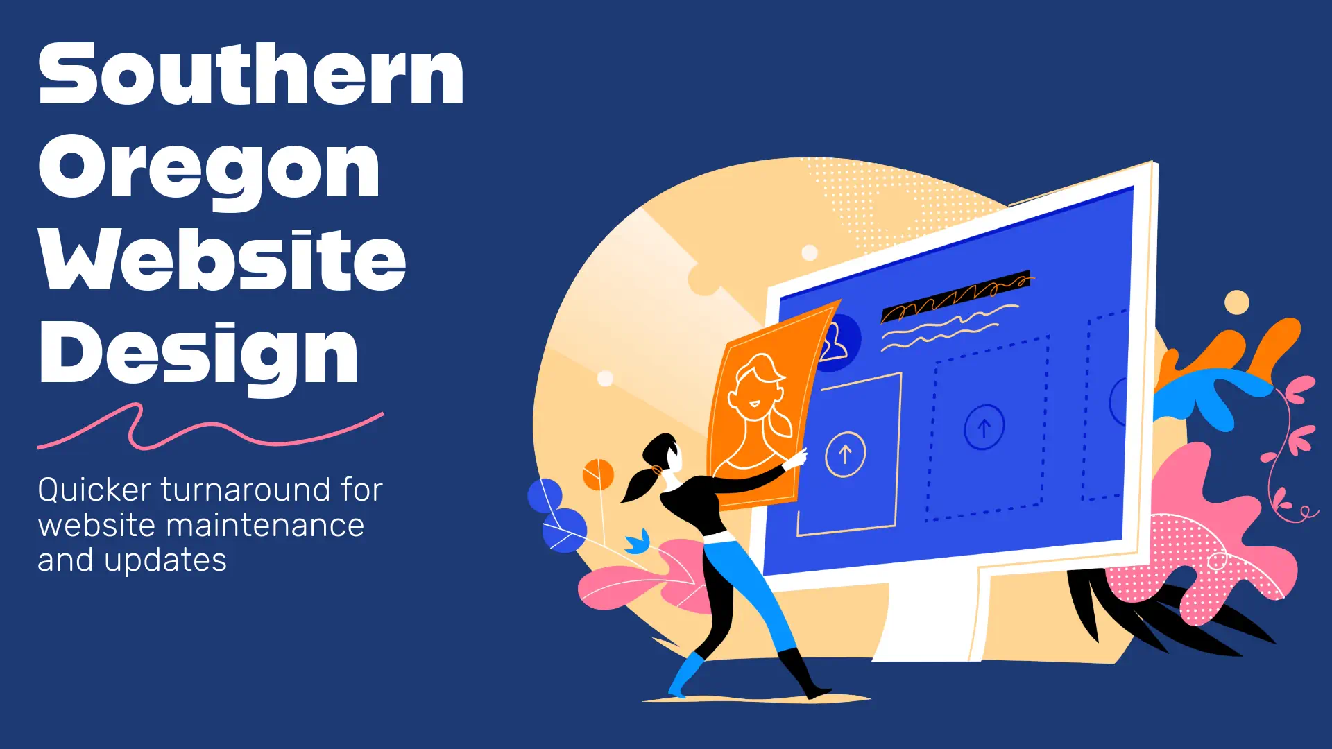 Graphic for Southern Oregon Web Design services.