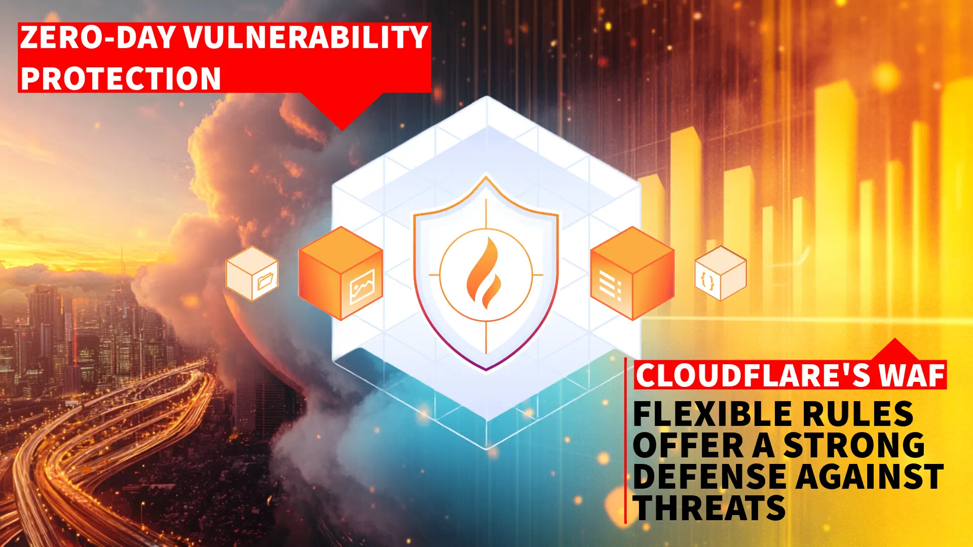 Cloudflare's WAF provides zero-day vulnerability protection.